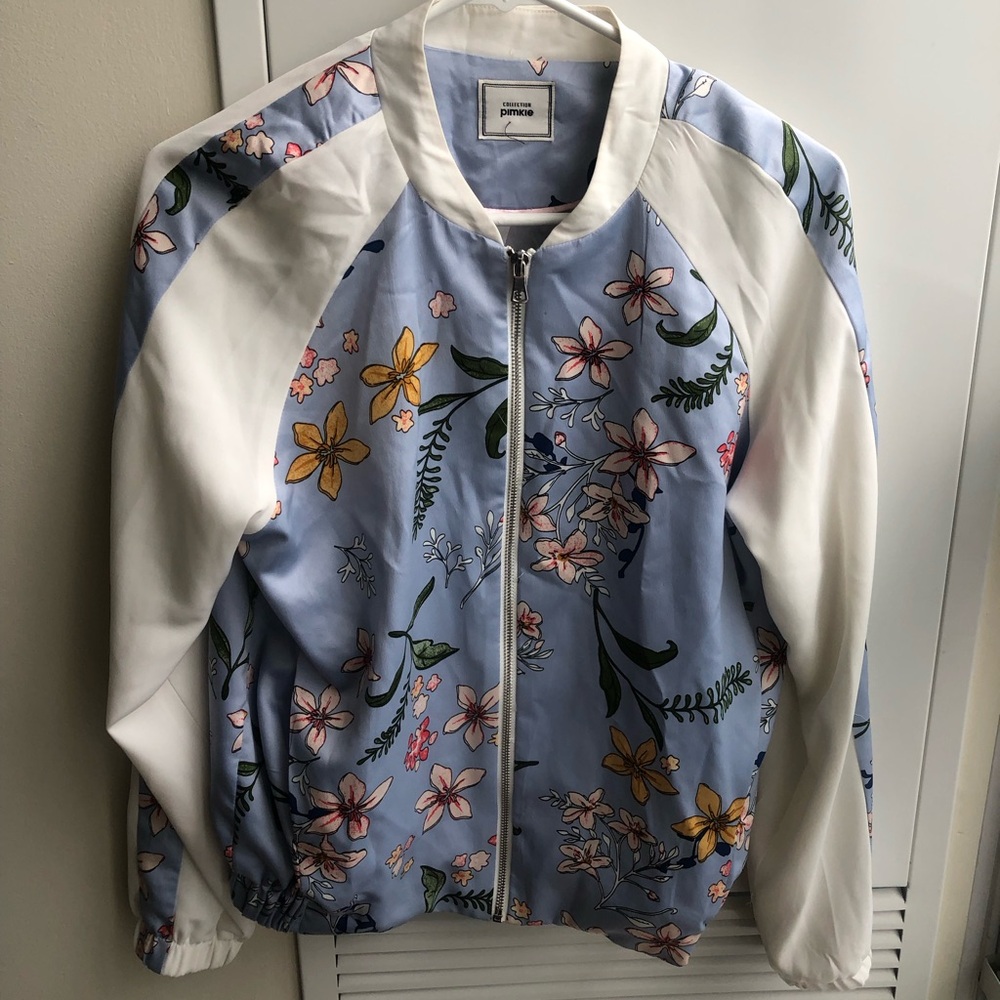 Pimkie floral bomber jacket